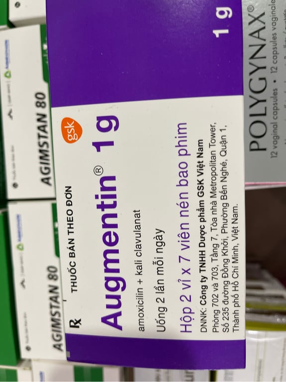 Augmentin 1g  gsk h/14v