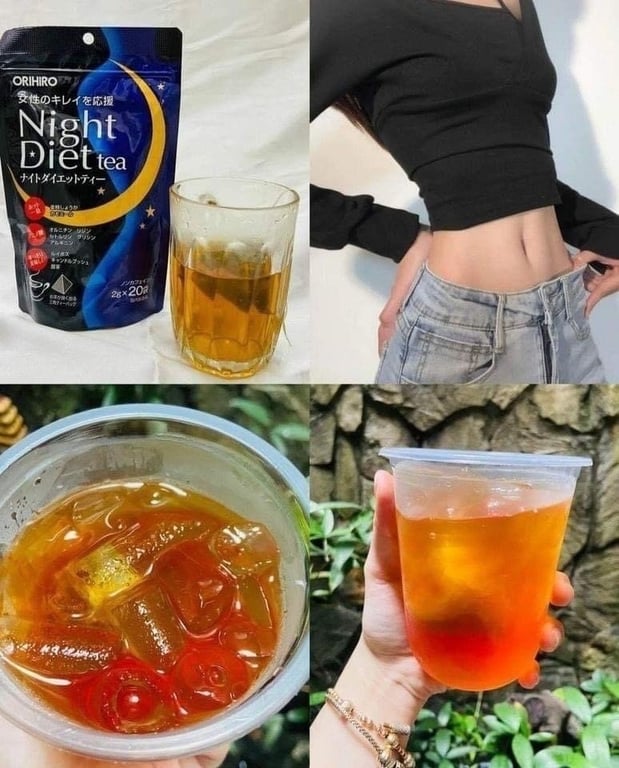 Trà giảm cân Night Diet Tea Orihiro Nhật Bản
