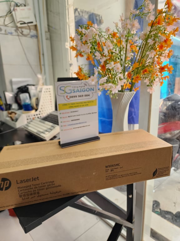 Hộp Mực Đã Có Mực In HP LaserJet BlackManaged Toner Cartrige_W9065MC