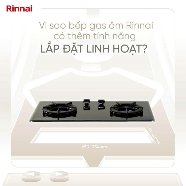 BẾP GAS ÂM RINNAI RVB-2IFC(B)