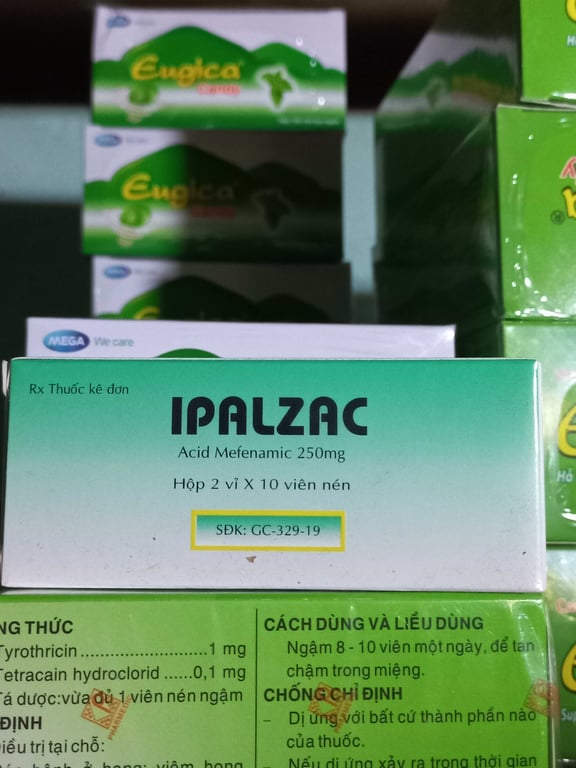 Mefenamid 250mg thành nam h/20v ipazac