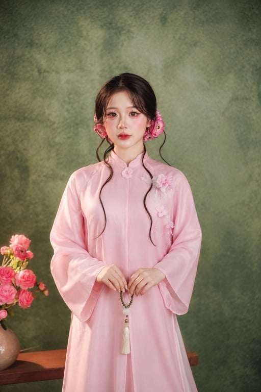 AD 6 tà lót gấm voan tơ hồng S/M