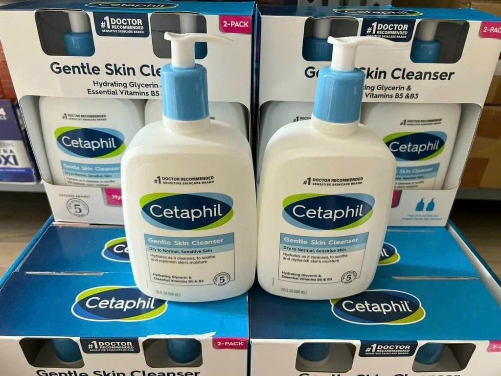 Sữa rửa mặt Cetaphil  Chai to 1 lít SIÊU TIẾT KIỆM