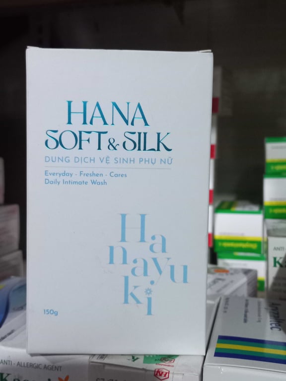 Hana soft silk  150g xanh mẫu mới