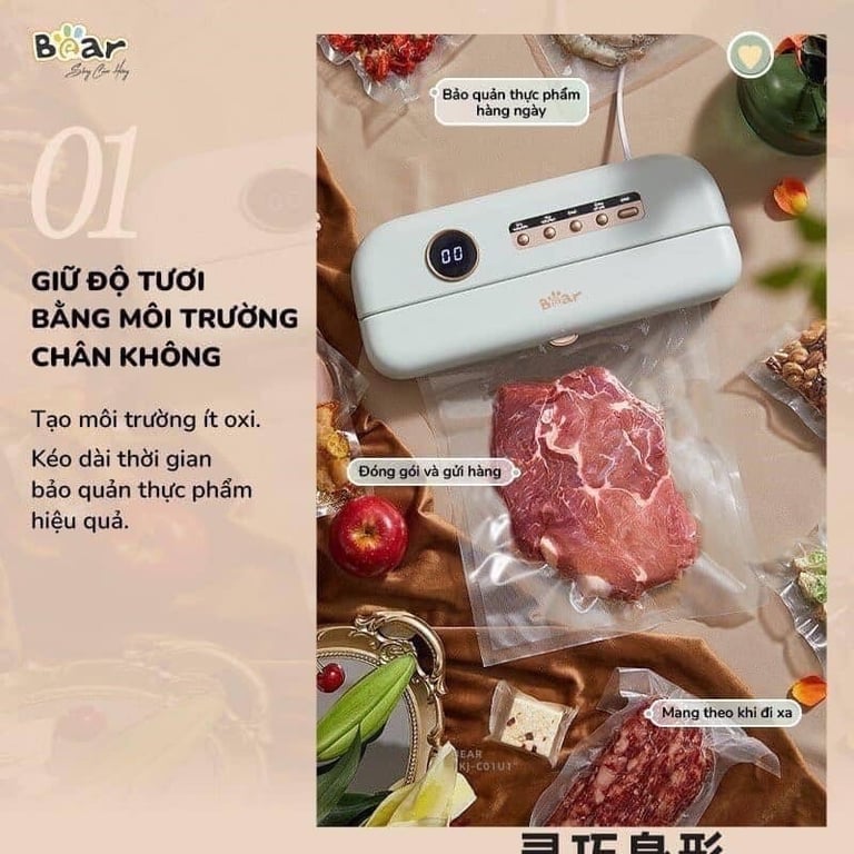 Máy hút chân không Bear FKJ C01U1