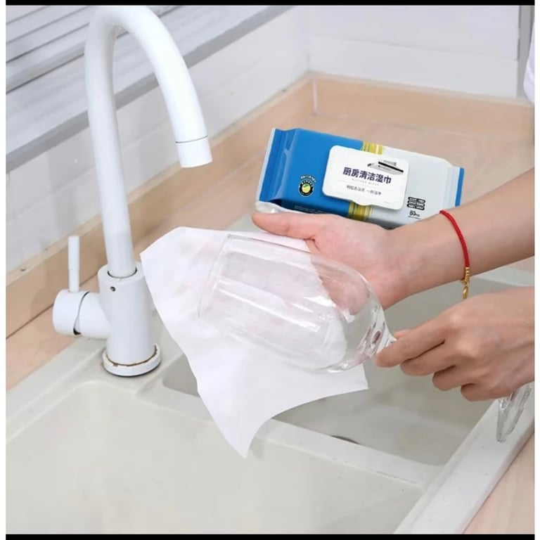 Khăn ướt lau bếp Kitchen Wipes