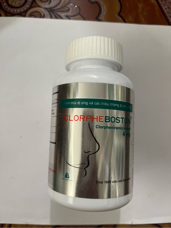 Clopheniramin 4mg Boston c/1000v