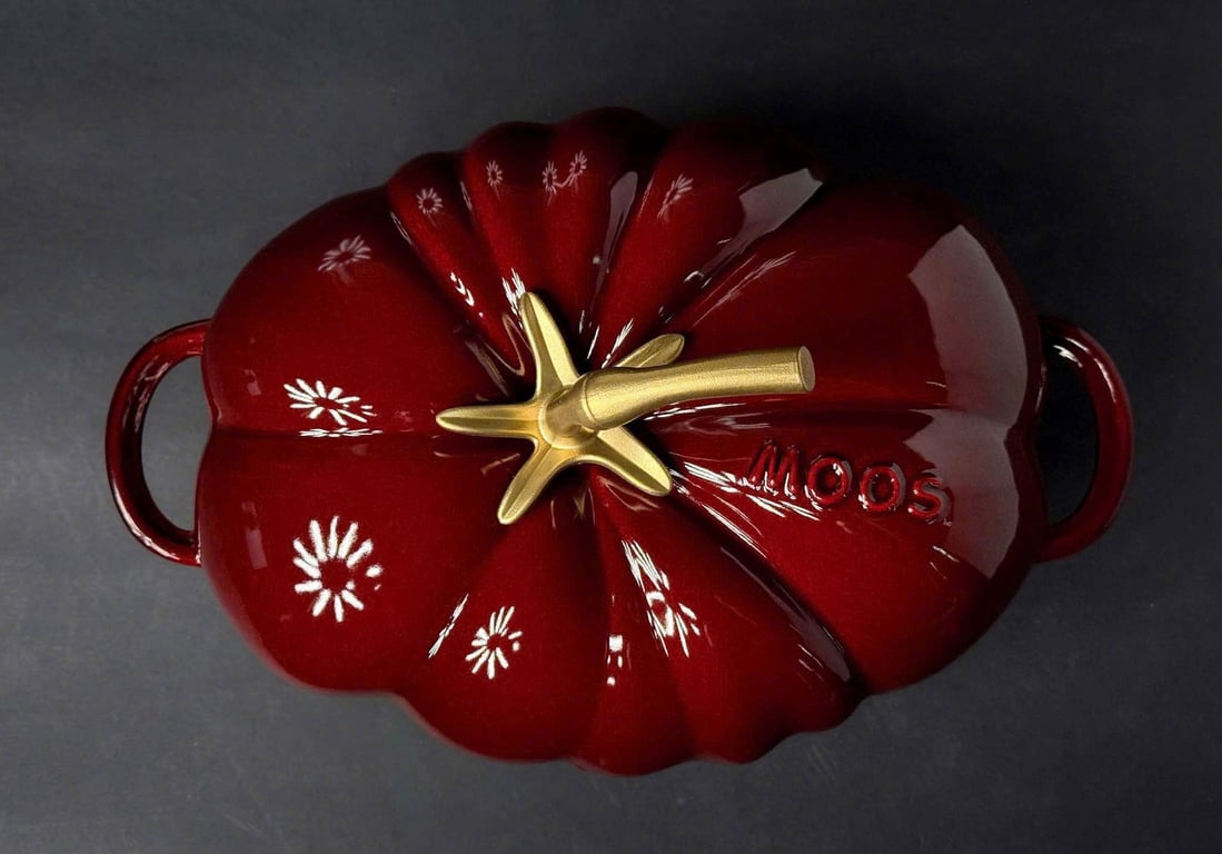 NỒI GANG CÀ CHUA MOOS 27CM