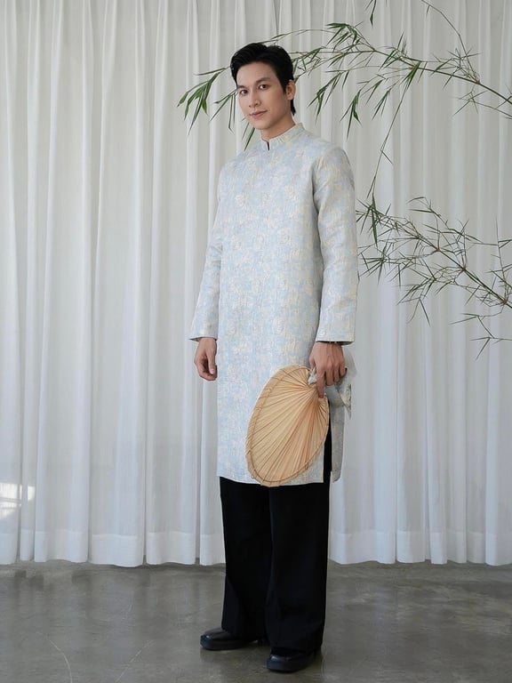 ADN Oao gấm loang - xanh M/L/XL/XXL/XXXL