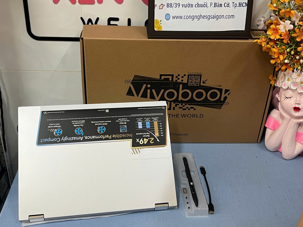 💻 Asus Vivobook S 14 Flip TP3402VA-LZ632W (Core i5-13420H | 16GB | 512GB | Intel Iris Xe | 14.0inch WUXGA | Cảm ứng | Win 11 | Bạc)