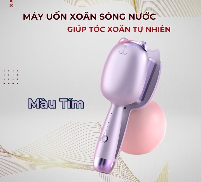 NC102 - MÁY LÀM XOĂN TÓC HIPPIE  Size 32mm