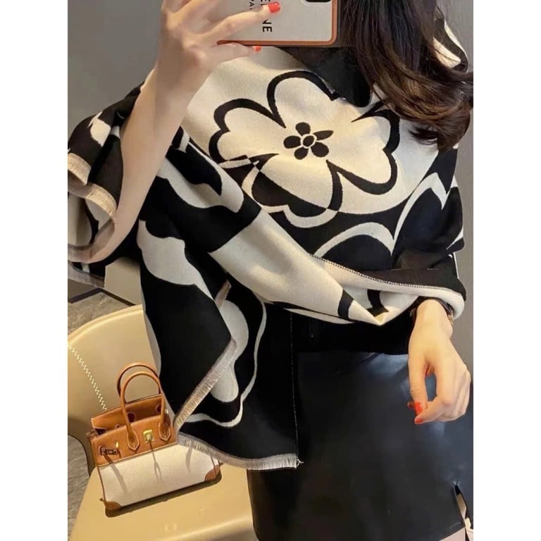 Khen len mềm mịn siu ấm,Khổ to 186 x 65 quàng bao phê