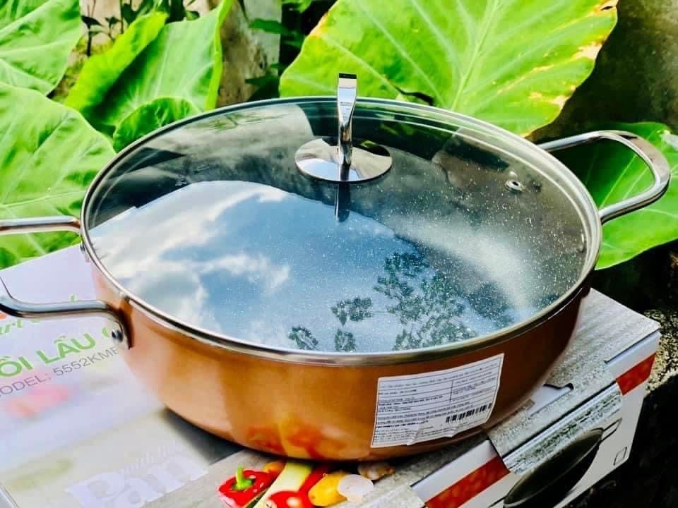 🫕 NỒI LẨU CHỐNG DÍNH ELMICH 26CM SMARTCOOK 5552KMB