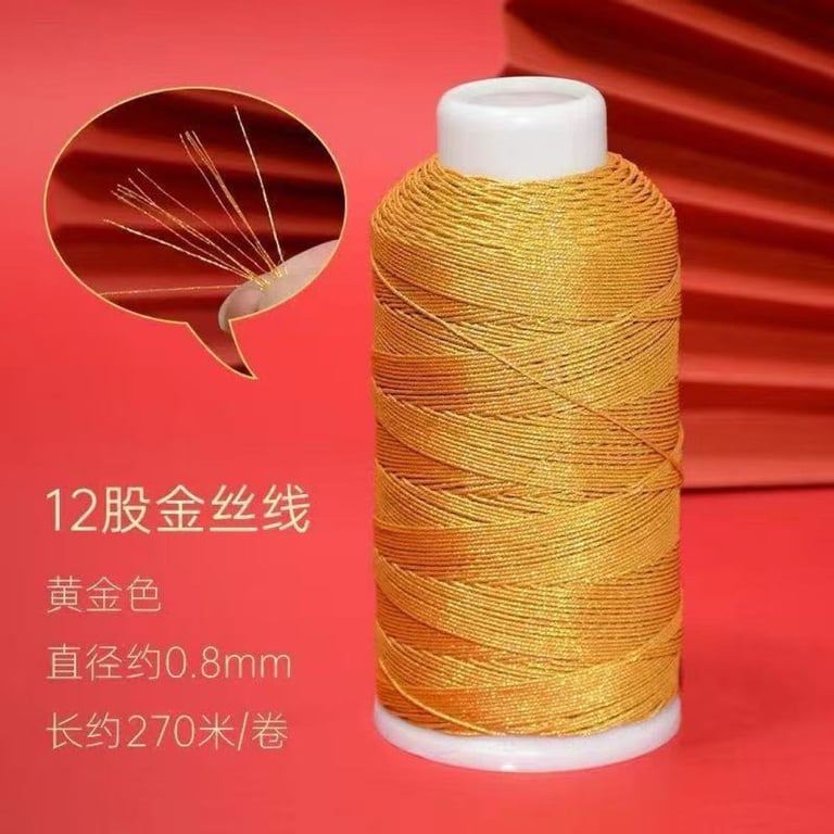 Sợi vàng 3/6/9/12/15 sợi cuộn to