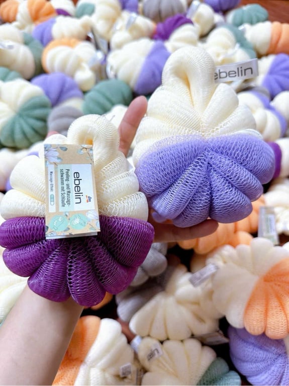 BÔNG TẮM MASSAGE - TẨY DA CHẾT ĐỨC EBELIN