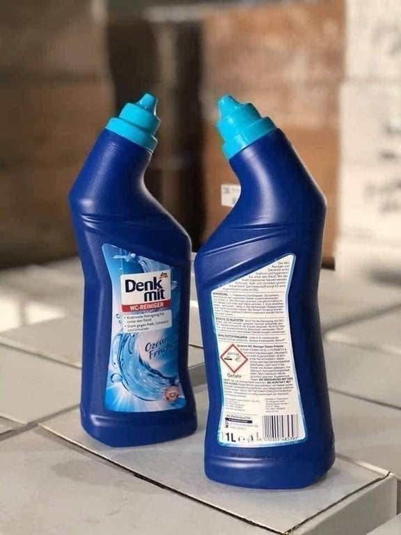 Dung dịch tẩy rửa bồn cầu, nhà vệ sinh Denkmit WC-Reiniger Ozean-Frische 1L