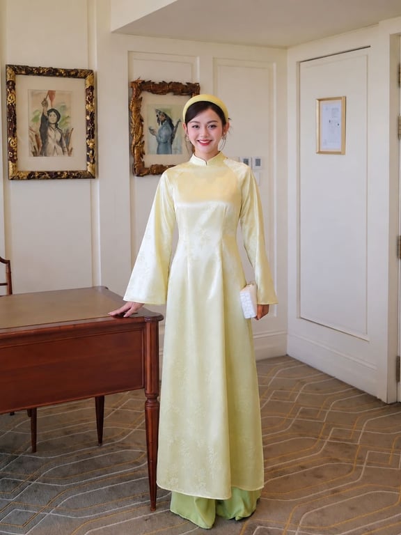 ADTT lụa hồ điệp vàng non (S->XXL)
