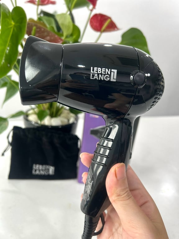 Máy sấy tóc Lebenlang phiên bản mini kèm túi đựng LBL3083