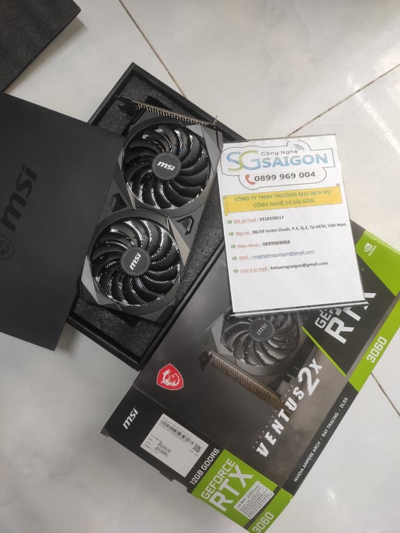 VGA MSI GeForce RTX 3060 VENTUS 2X 12GB GDDR6 OC