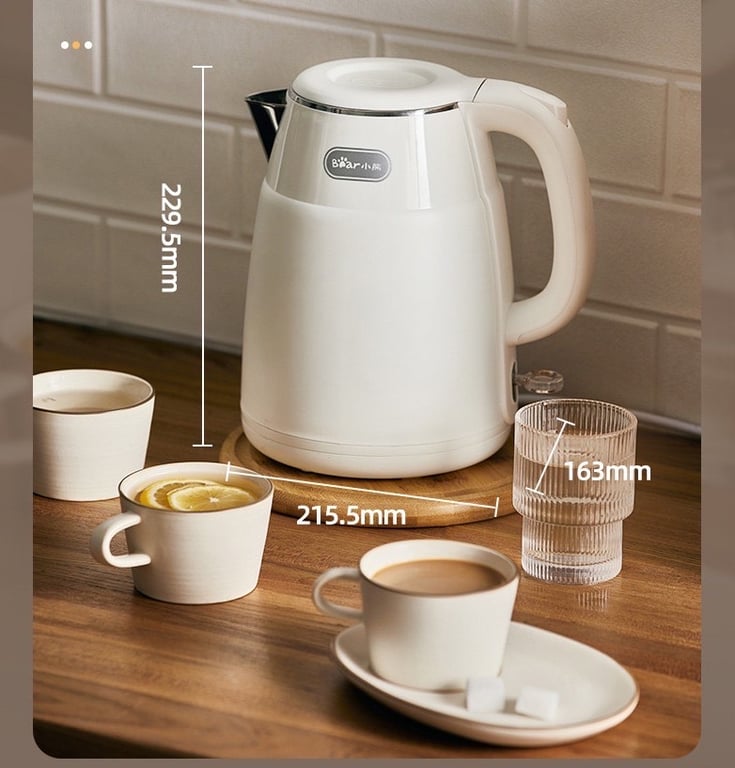 Ấm siêu tốc 1.5L Bear ZDH-Q15U8.