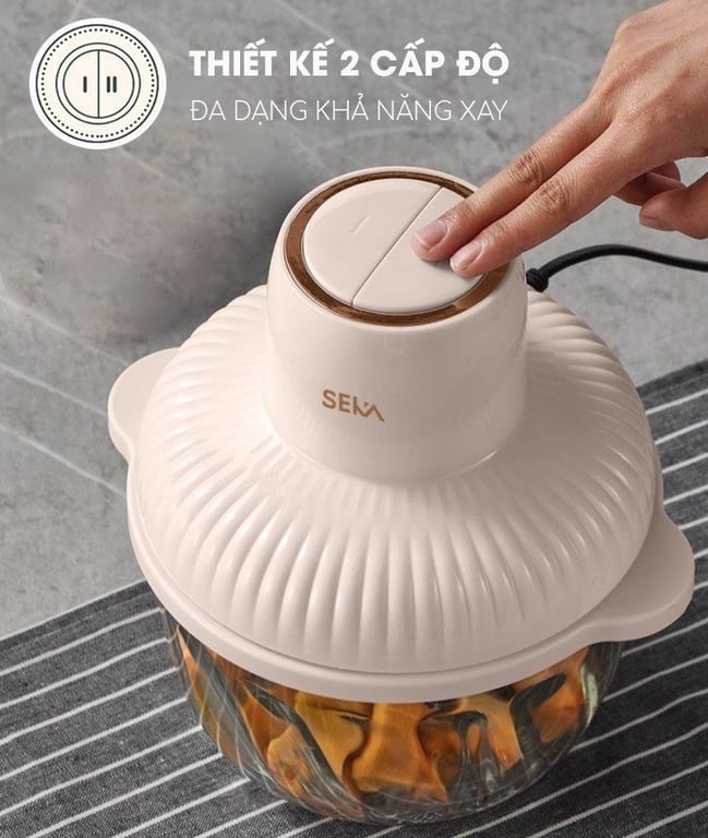 Máy Xay Thực Phẩm Đa Năng 2L Công Suất Lớn seka
