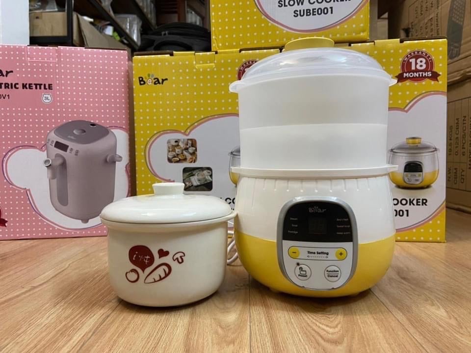 NỒI NẤU CHẬM 0.8L BEAR