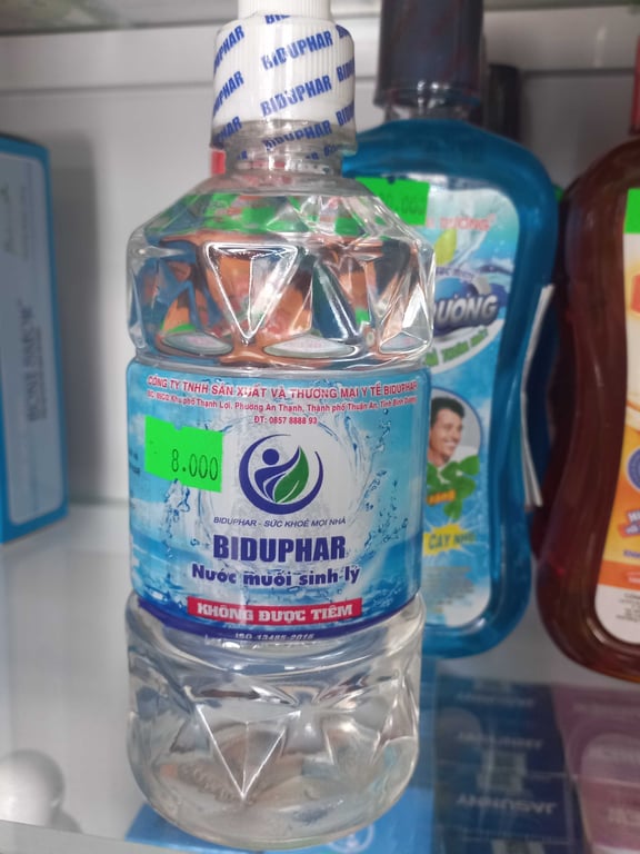 Nước muối bidu 500ml thùng /20c