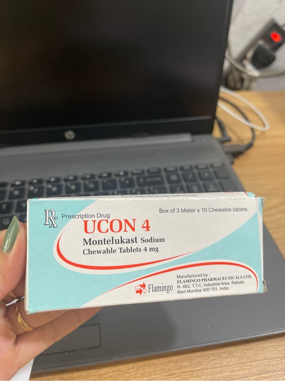 Montelukast 4mg h/30v  ấn ucon4