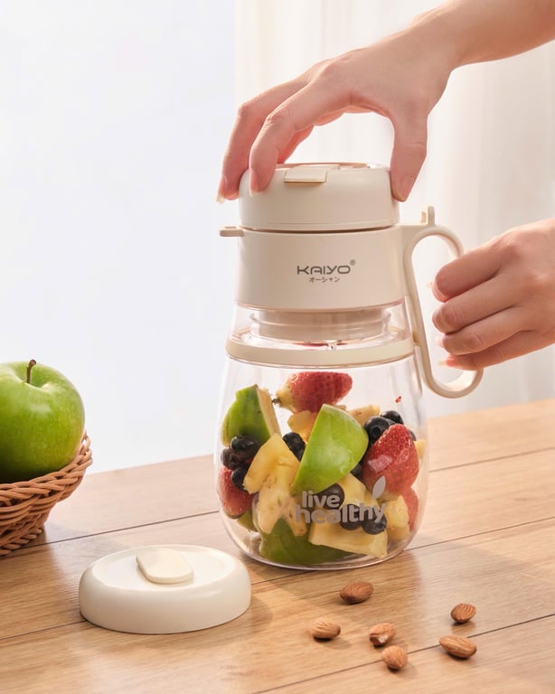 MÁY XAY SINH TỐ CẦM TAY KAIYO (MODEL KHB-417)