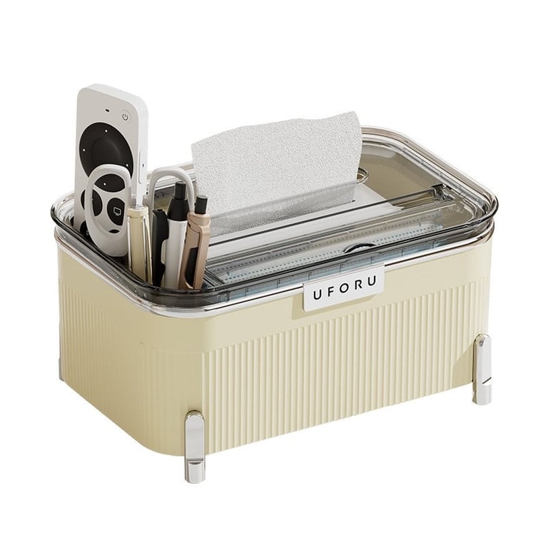 Hộp đựng khăn giấy đa năng màu kem uforu UF163