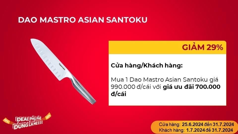 Dao thái tupper ware