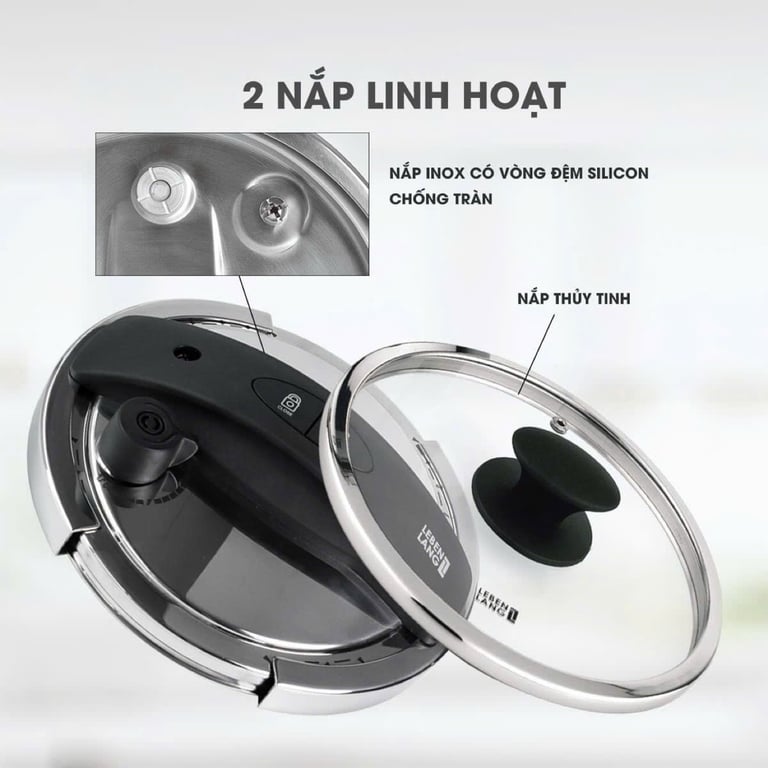 Nồi áp suất lebenlang LBL0909 5.5L Đường kính 21cm