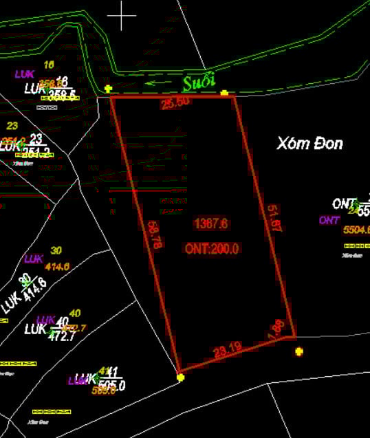 ~ 1400m2 có 200m2 ONT tại Mỹ Hòa, Tân Lạc, Hòa Bình