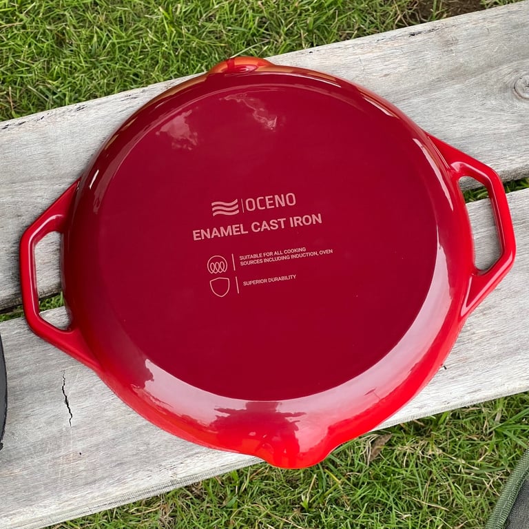 Vỉ nướng gang cao cấp Oceno 26cm