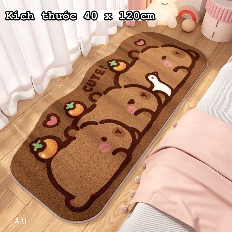 THẢM CHÂN CAO CẤP LÔNG HOẠ TIẾT CAPY BARA