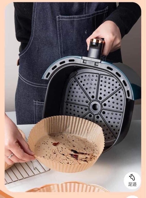 SET 50 KHAY GIẤY LÓT CHỐNG DÍNH DÙNG CHO NỒI CHIÊN KHÔNG DẦU LA FONTE