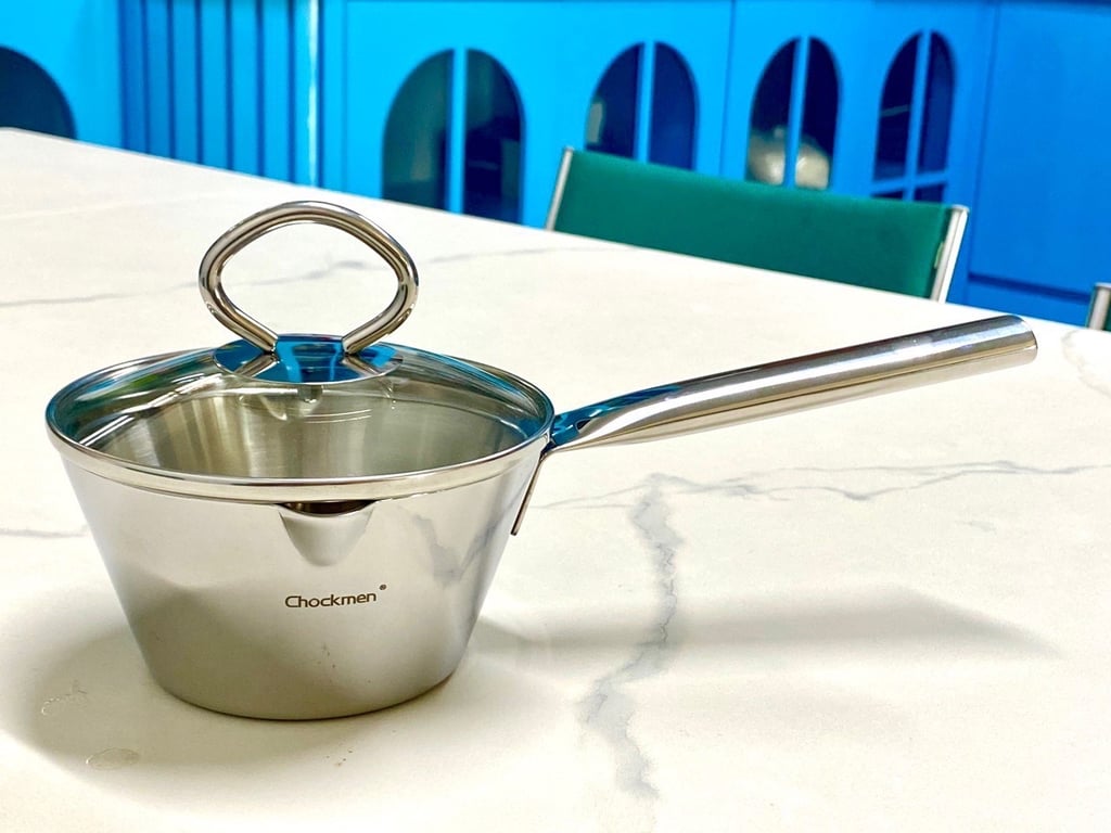 Quánh inox liền đáy size 13cm nhà chockmen