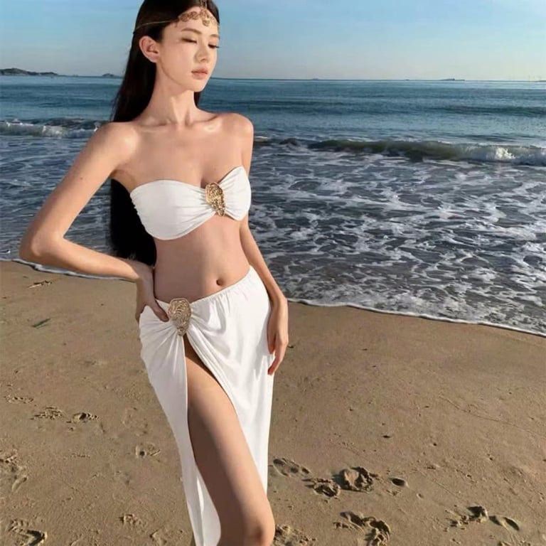 Bikini khoen sò trắng