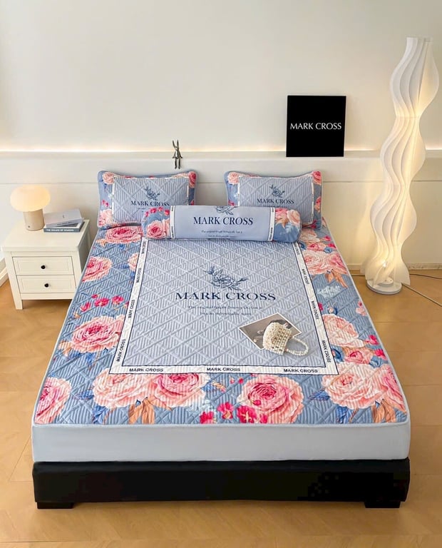 Set 5 món ga gối nỉ nhung êm dịu MarkCross CHT15 💯💯