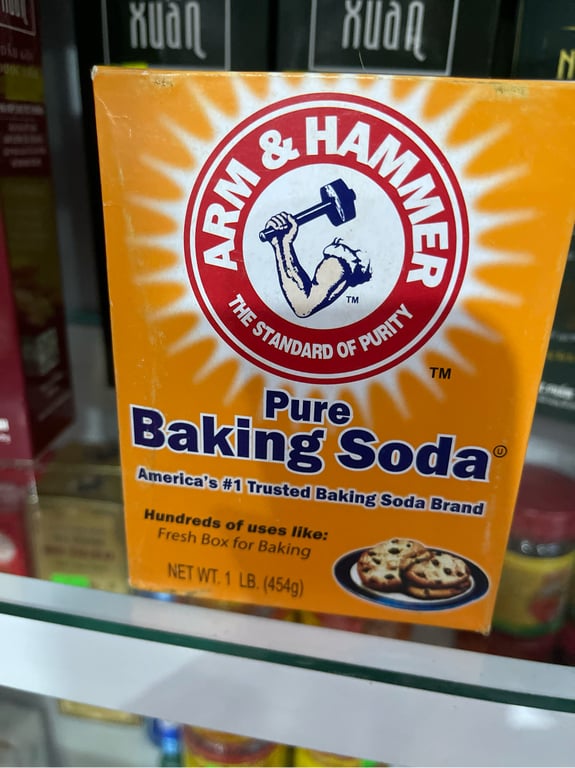 Baking soda hộp màu vàng
