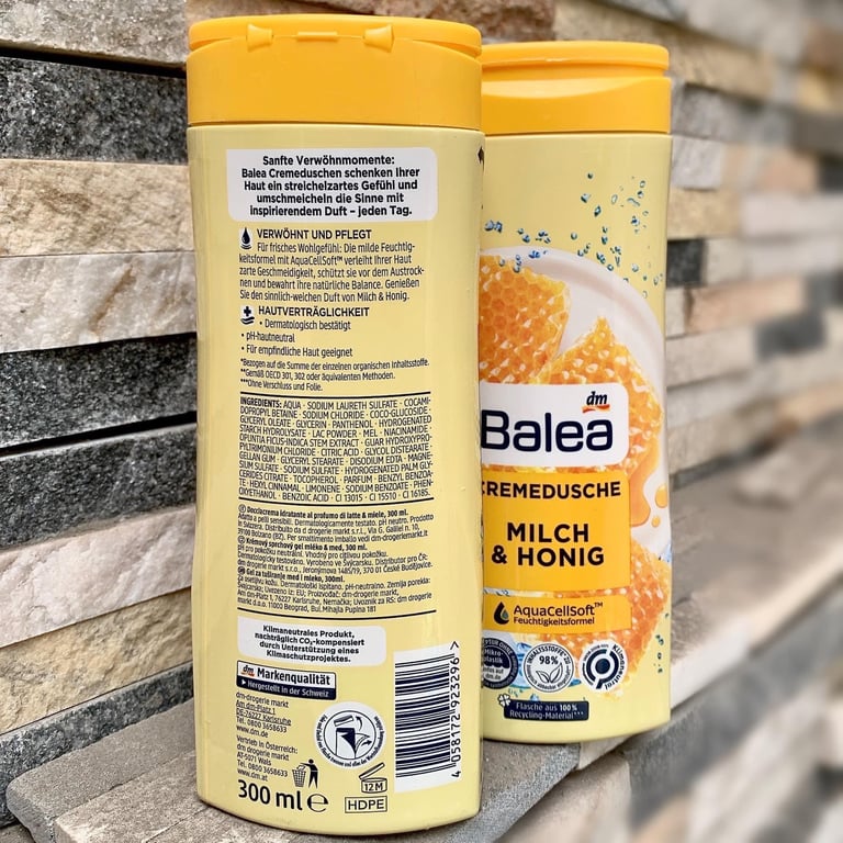 SỮA TẮM BALEA - DỄ THƯƠNG VÀ NGỌT NGÀO