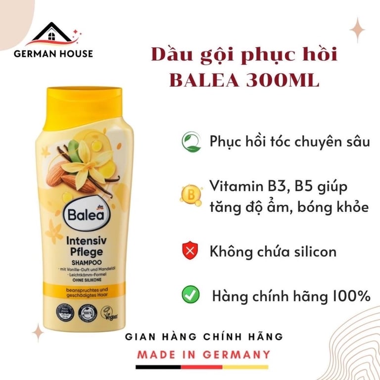 Dầu gội balea nội địa Đức 300ml
