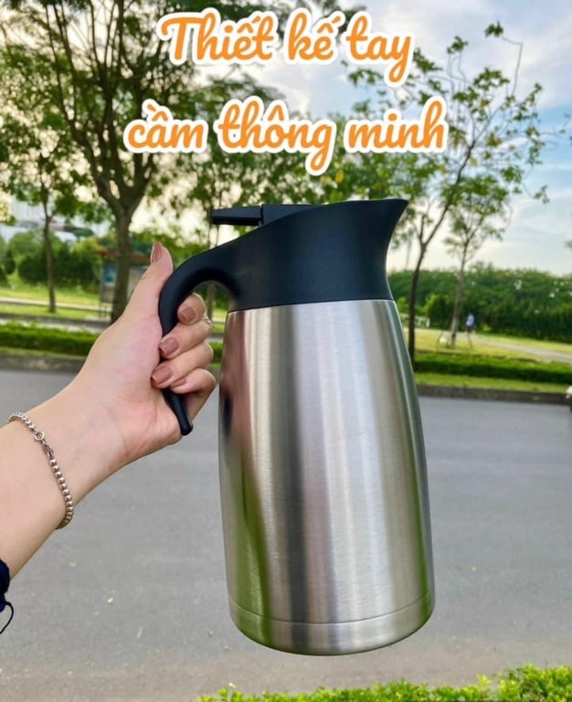 bình ủ trà, cafe  hạng thương gia của hãng hàng không Vietnam Airline