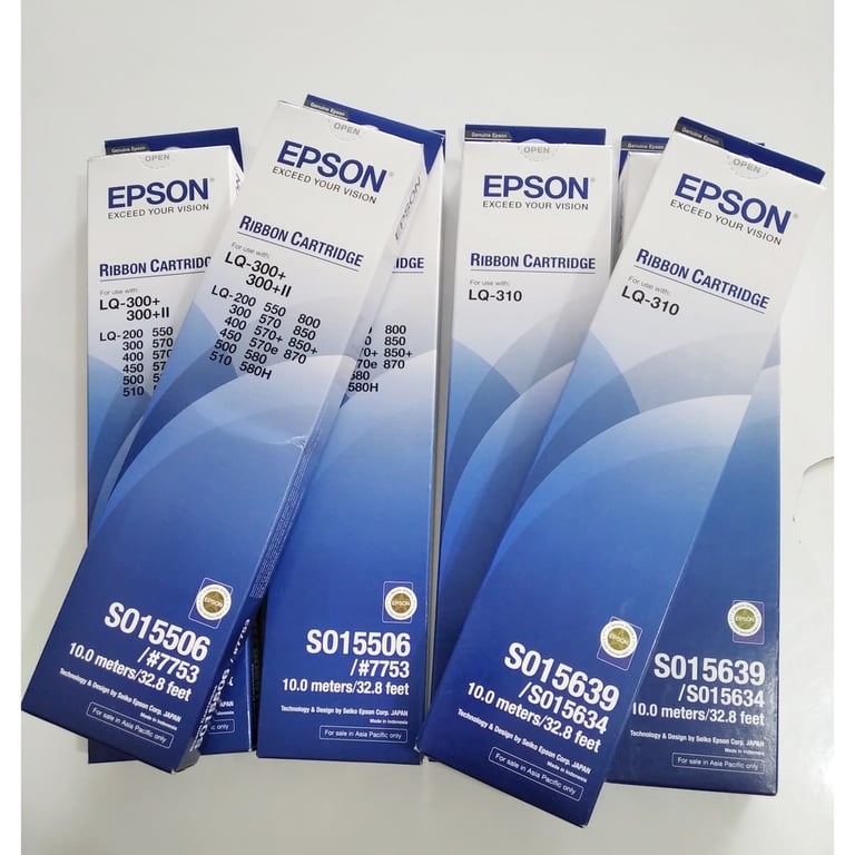 Ribbon (Ruy Băng, Băng Mực) Epson LQ300/LQ300+II (S015506)S015569 - Chính Hãng