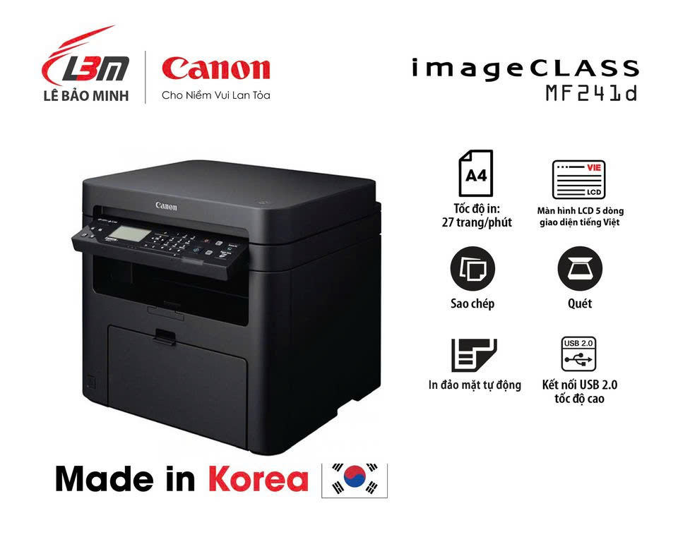 Máy In Laser Canon Đa Chức Năng MF241D (NK)