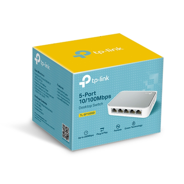 Switch TP-Link TL-SF1005D 10/100Mbps/ 5 Cổng/ Vỏ Nhựa