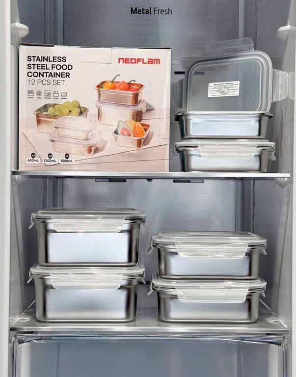 Set hộp inox cao cấp Neoflam Korea – phiên bản 2026
