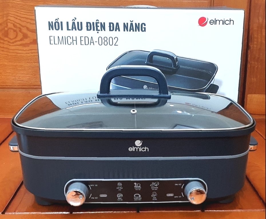 Nồi Lẩu 2 Ngăn Elmich EDA-0802