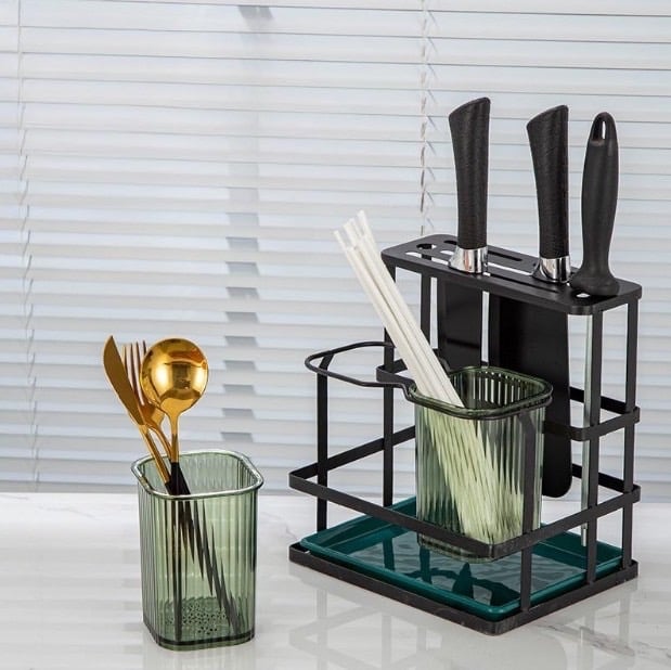 KỆ ĐỰNG DAO ĐŨA THÌA THỚT NHÀ BẾP✌️