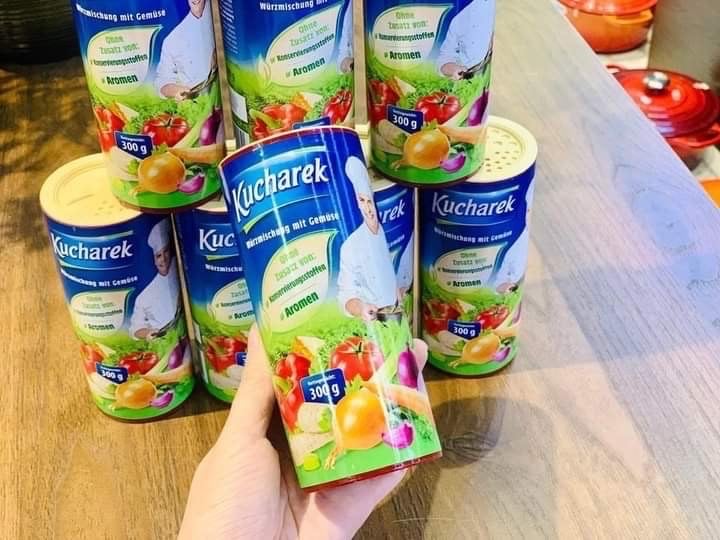 Hạt nêm hữu cơ 100% từ rau củ quả hữu cơ KUCHAREK Đức